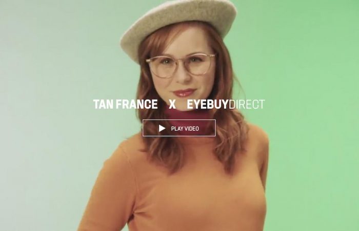 Tan France x EyeBuyDirect at Mack Sennett Studios in Los Angeles